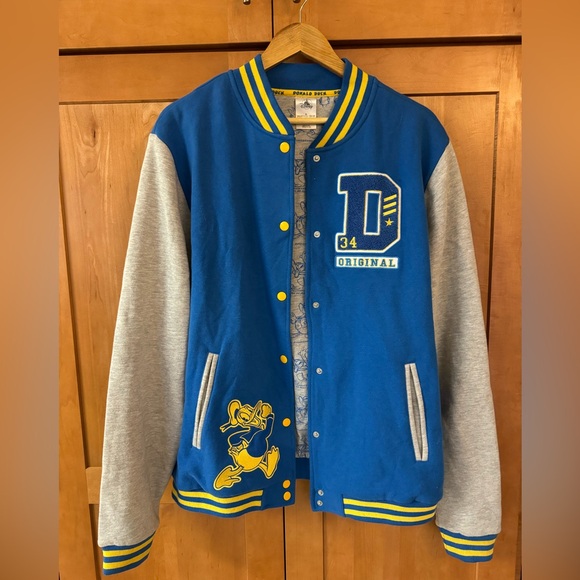 Disney Other - ⚓️ Donald Duck Letterman Jacket ⚓️